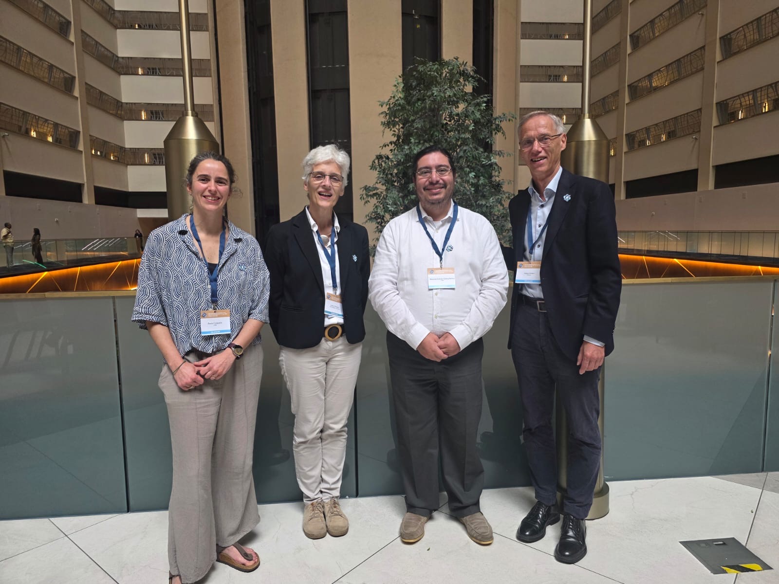 Researchers from the Center at the International Mathematical Union General Assembly, New York